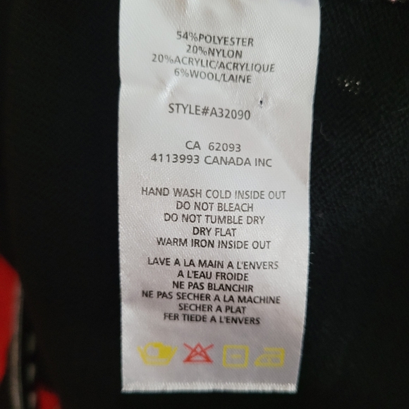 Vintage Abstract Geometric Wool Blend Knit Sweater - S - Picture 7 of 10